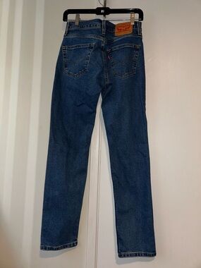 Levi's Women’s 511 Straight Leg Jeans - medium Blue wash - w28 l30 - like new